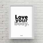 Quadro Love your body SA0013 B