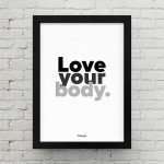 Quadro Love your body SA0013 P