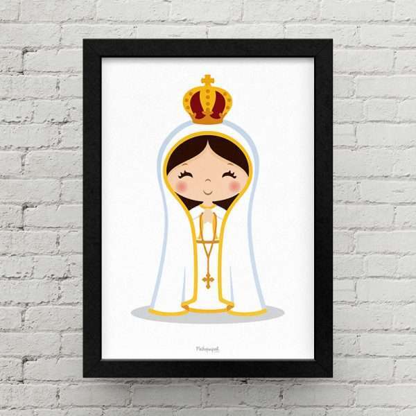 Quadro Decorativo Nossa Senhora de Fatima RE0003